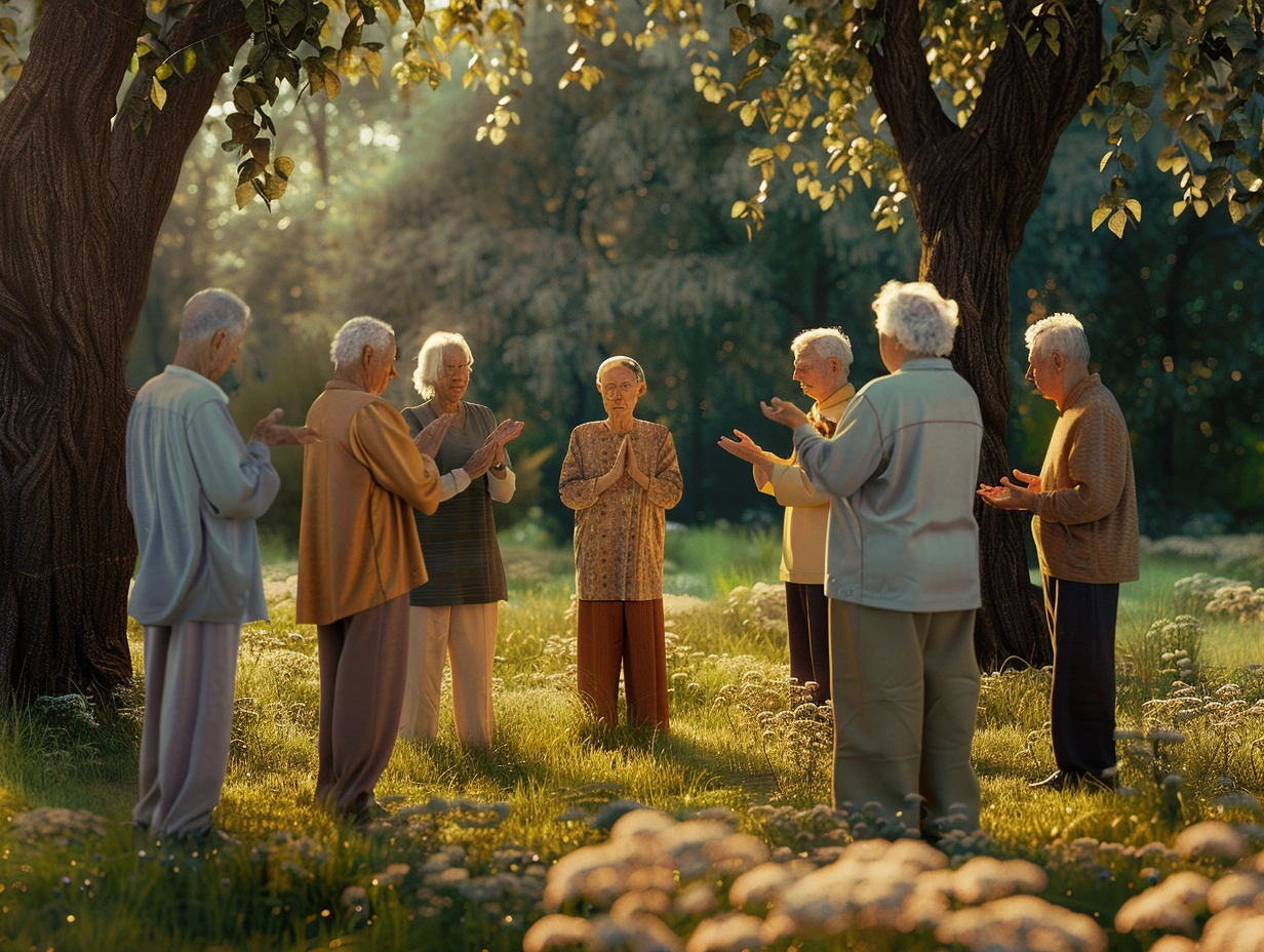 Групова практика на свіжому повітрі