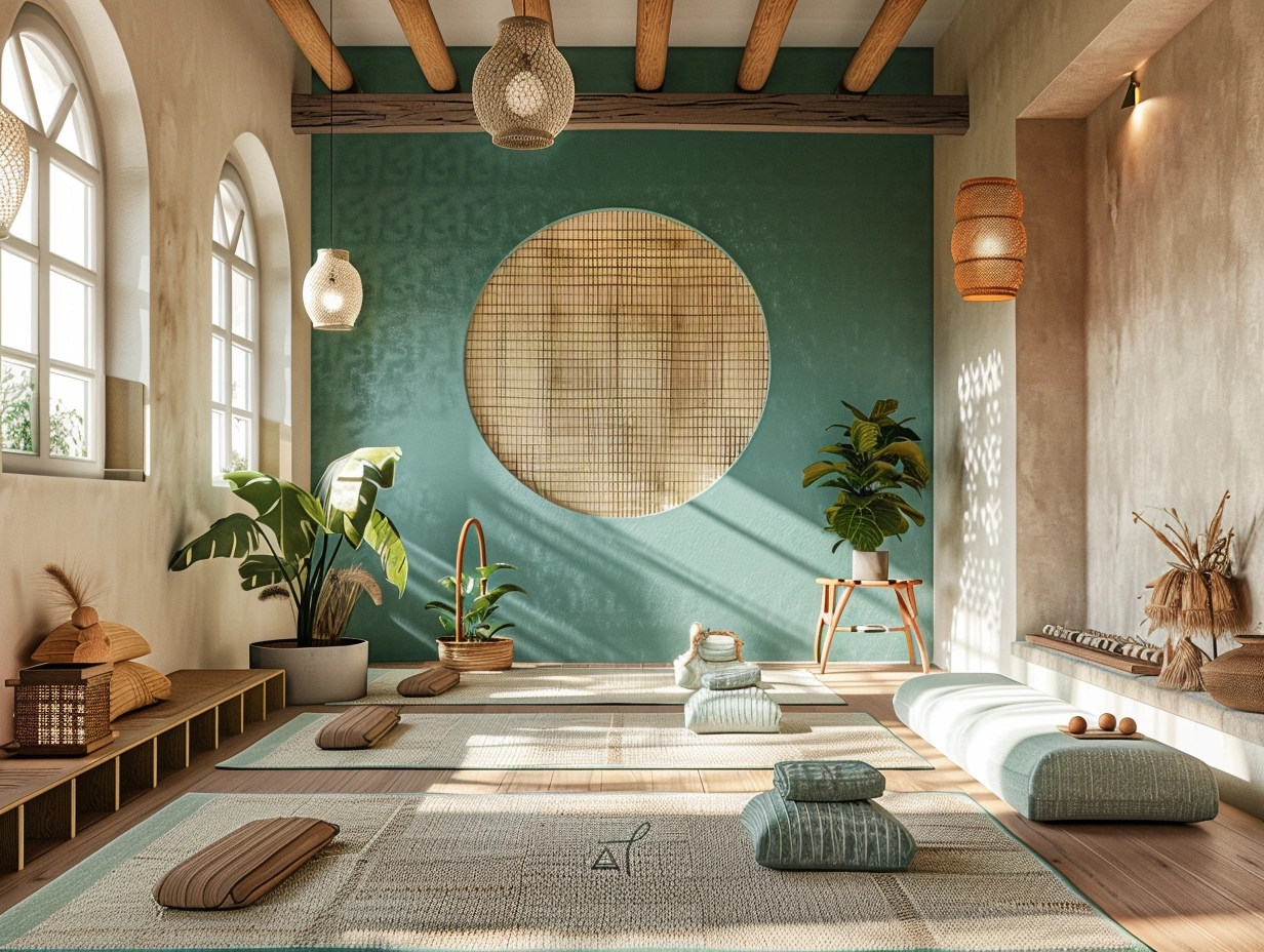 Спеціально обладнаний простір для занять йогою